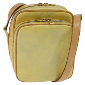 LOUIS VUITTON Monogram Vernis Wooster Shoulder Bag Gris M91036 LV Auth 146779